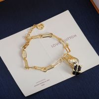 Louis Vuitton Minigram Bracelet In Metal with Charms Gold